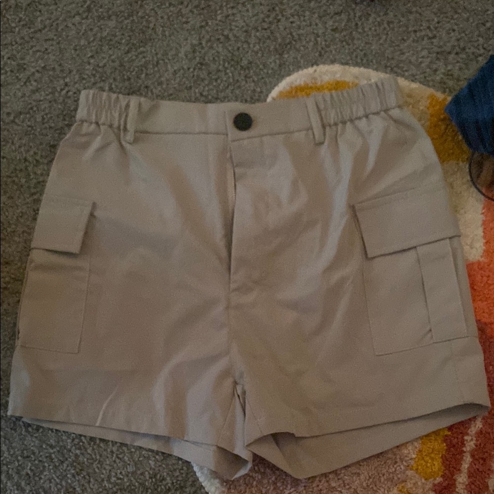SHEIN Women's Beige Cargo Shorts